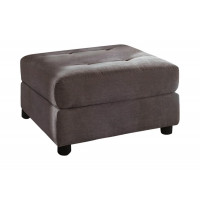 Coaster Furniture 551006 Claude Tufted Cushion Back Ottoman Dove